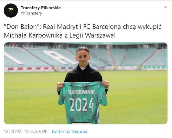 ''Don Balon'': TE KLUBY Z HISZPANII chcą Michała Karbownika xD